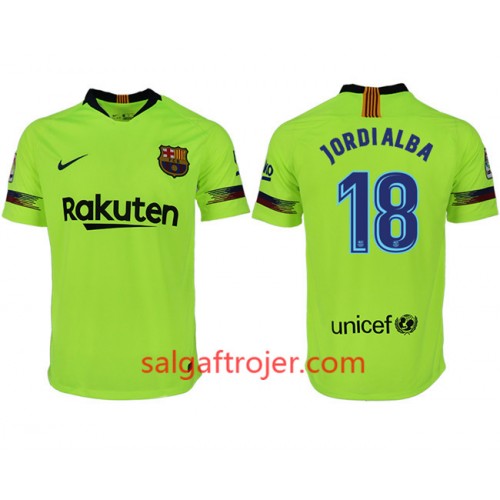 FC Barcelona Fodboldtrøjer JORDIALBA 18 Udebanesæt 2018/19 Kort ærmer FC Barcelona Fodboldtrøjer JORDIALBA 18 Udebanesæt 2018/19 Kort ærmer